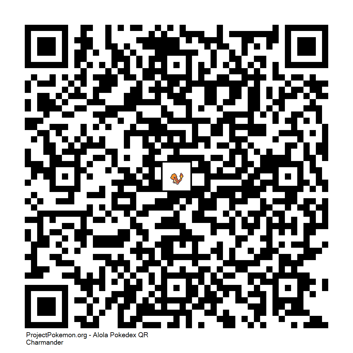 Cdigo QR de Charmander